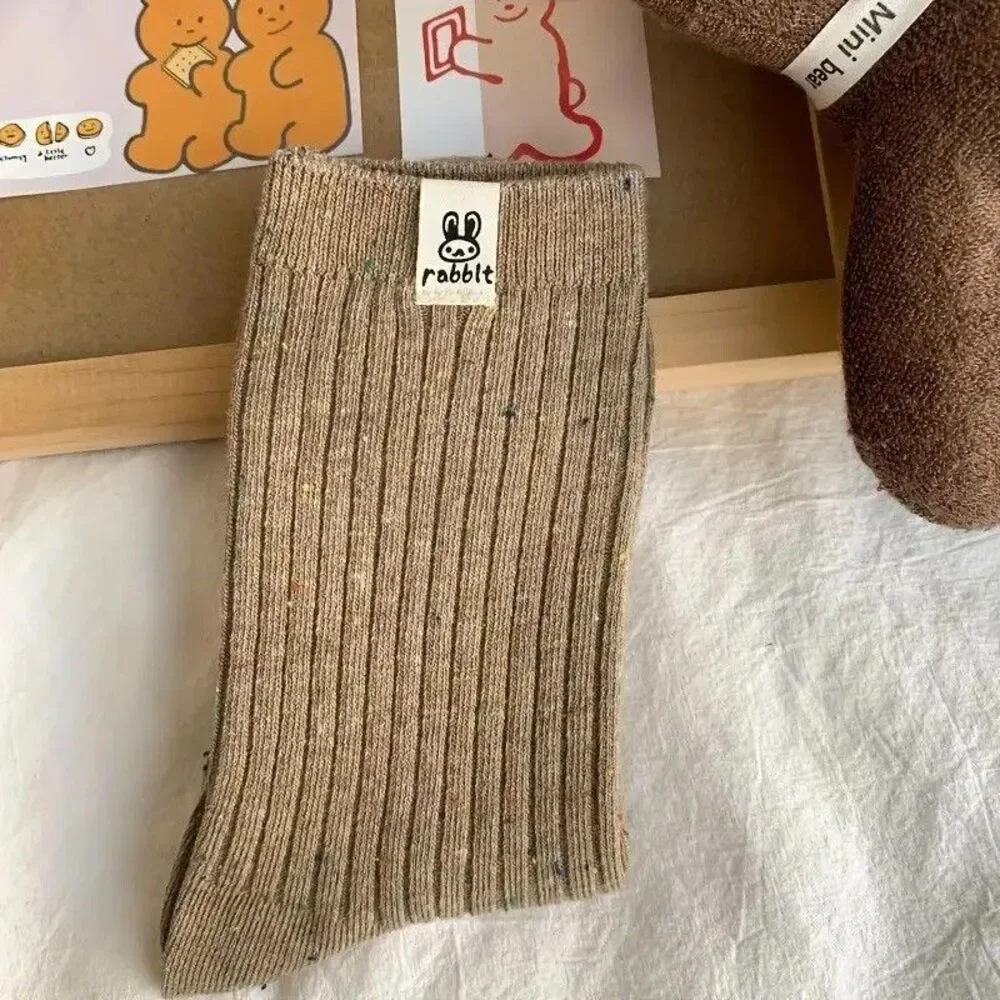 Rabbit Brand Women's Ultra Soft Everyday Socks One Size NEW Mid-Calf 4 Pack